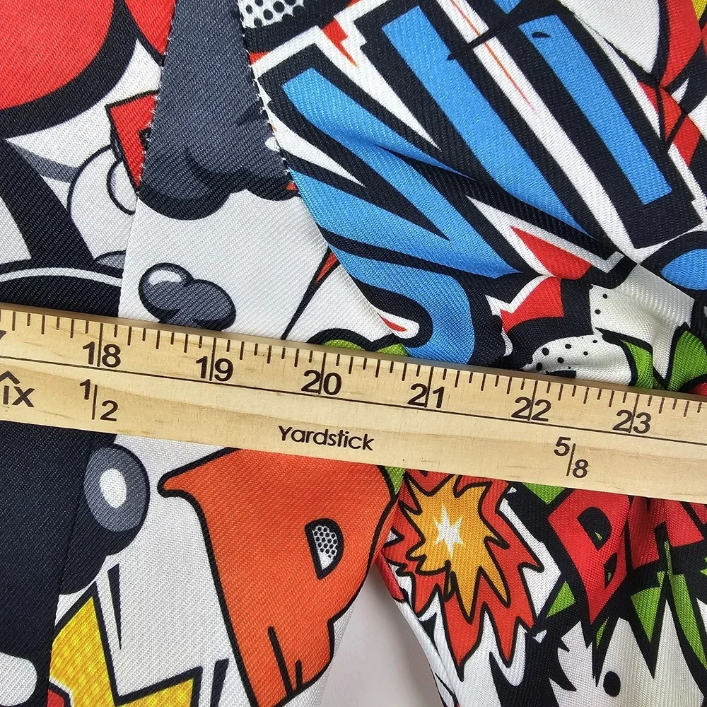 Comic Book Strip Suit Jacket Spirt Halloween Costume POW Zap Bang Boom 38 Medium